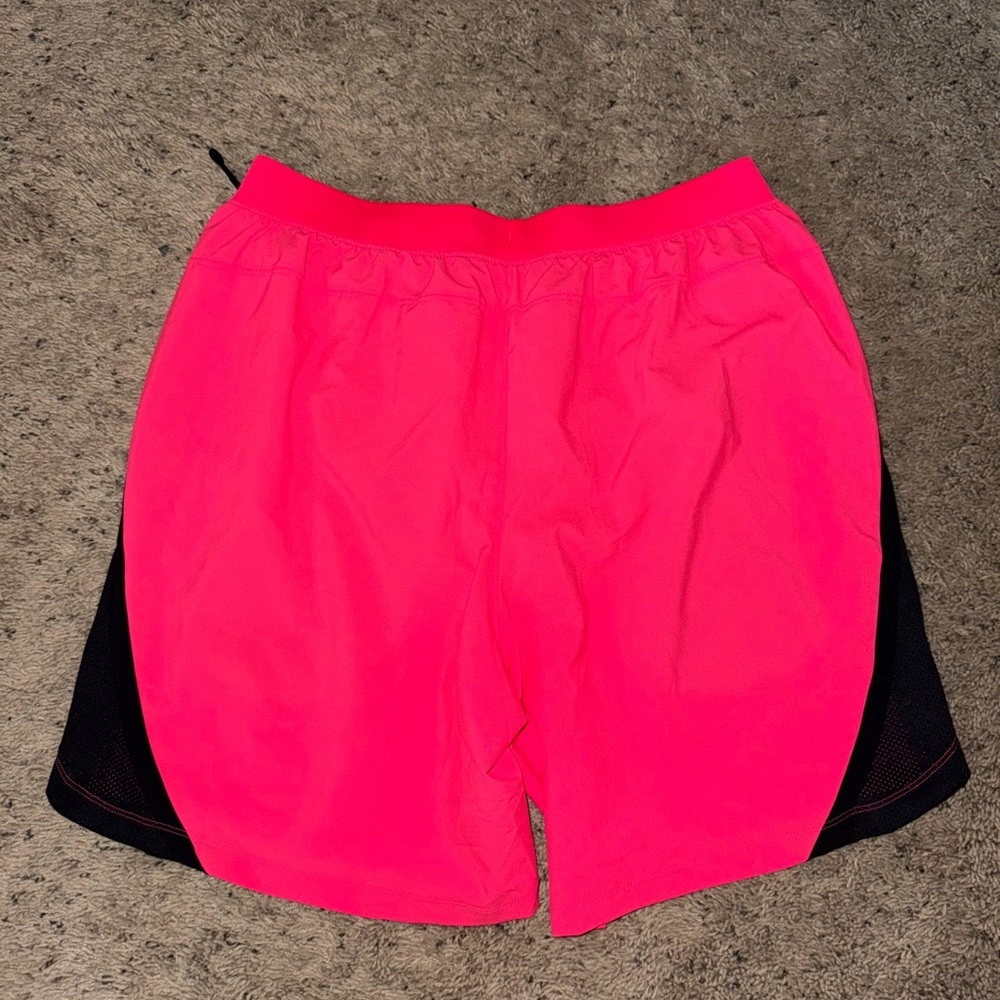 LG Men's Pink and Black Athletic Shorts​ - Picture 3 of 5